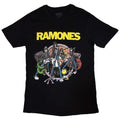 Schwarz - Front - Ramones - T-Shirt für Herren-Damen Unisex