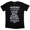 Schwarz - Front - Beetlejuice - "Dark Room" T-Shirt für Herren-Damen Unisex