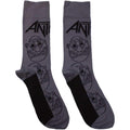 Anthrazit - Front - Anthrax - Socken für Herren-Damen Unisex