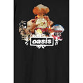 Schwarz - Back - Oasis - "Atomic Collage" T-Shirt für Herren-Damen Unisex