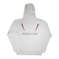 Weiß - Back - BlackPink - "Born Pink" Kapuzenpullover für Herren-Damen Unisex