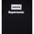 Schwarz - Back - Oasis - "Supersonic Title" T-Shirt für Herren-Damen Unisex