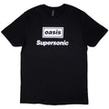 Schwarz - Front - Oasis - "Supersonic Title" T-Shirt für Herren-Damen Unisex