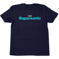 Marineblau - Front - Oasis - "Supersonic Title Colour" T-Shirt für Herren-Damen Unisex