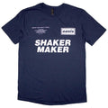 Marineblau - Front - Oasis - "Shakermaker Tracklisting" T-Shirt für Herren-Damen Unisex