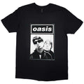 Schwarz - Front - Oasis - "Noel & Liam" T-Shirt für Herren-Damen Unisex