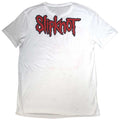 Weiß - Back - Slipknot - T-Shirt Rückseitiger Aufdruck für Herren-Damen Unisex