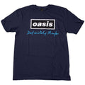 Marineblau - Front - Oasis - "Definitely Maybe" T-Shirt für Herren-Damen Unisex