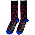 Schwarz - Back - David Bowie - Socken für Herren-Damen Unisex