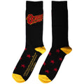 Schwarz - Back - David Bowie - Socken für Herren-Damen Unisex