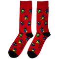 Rot - Back - Grateful Dead - Socken für Herren-Damen Unisex