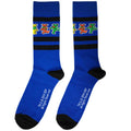 Blau - Back - Grateful Dead - Socken Streifen für Herren-Damen Unisex