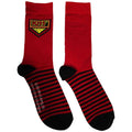 Rot - Front - Kiss - "Army" Socken für Herren-Damen Unisex