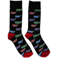 Schwarz - Front - Kiss - Socken Logo für Herren-Damen Unisex