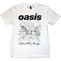 Weiß - Front - Oasis - "Definitely Maybe" T-Shirt für Herren-Damen Unisex