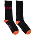 Schwarz - Front - AC-DC - Socken für Herren-Damen Unisex