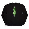 Schwarz - Back - Slipknot - "Green Demon" Sweatshirt für Herren-Damen Unisex