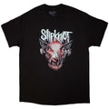 Schwarz - Front - Slipknot - T-Shirt Rückseitiger Aufdruck für Herren-Damen Unisex