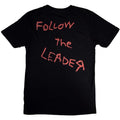 Schwarz - Back - Korn - "Follow The Leader Hopscotch" T-Shirt für Herren-Damen Unisex