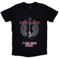 Schwarz - Front - Foreigner - "Juke Box Hero" T-Shirt für Herren-Damen Unisex