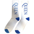 Weiß-Blau - Back - Queen - Socken für Herren-Damen Unisex