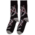 Schwarz-Grau - Back - Slayer - Socken für Herren-Damen Unisex