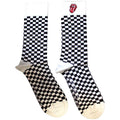 Weiß-Schwarz - Front - The Rolling Stones - Socken für Herren-Damen Unisex