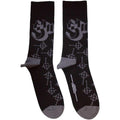 Schwarz-Grau - Front - Ghost - Knöchelsocken für Herren-Damen Unisex