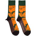 Grün - Front - The Beatles - "Rubber Soul Text Repeat" Socken für Herren-Damen Unisex