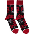 Schwarz-Rot - Front - Slayer - Socken für Herren-Damen Unisex