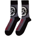 Anthrazit - Back - Motley Crue - Socken für Herren-Damen Unisex