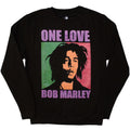 Schwarz - Front - Bob Marley - "One Love" Sweatshirt für Herren-Damen Unisex