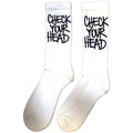 Weiß - Back - Beastie Boys - "Check Your Head" Socken für Herren-Damen Unisex