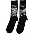 Schwarz - Back - In Flames - Socken für Herren-Damen Unisex