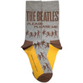 Grau - Back - The Beatles - "Please Please Me" Socken für Herren-Damen Unisex