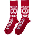 Rot-Weiß - Back - Five Finger Death Punch - Socken für Herren-Damen Unisex