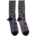 Anthrazit - Front - The Beatles - "Magical Mystery Tour All You Need Is Love" Socken für Herren-Damen Unisex