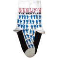 Weiß - Back - The Beatles - "Help" Socken für Herren-Damen Unisex