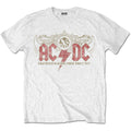 Weiß - Front - AC-DC - "Oz Rock" T-Shirt für Herren-Damen Unisex