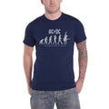 Marineblau - Front - AC-DC - "The Evolution of Rock" T-Shirt für Herren-Damen Unisex