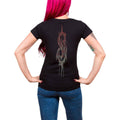 Schwarz - Back - Slipknot - "Infected" T-Shirt für Damen