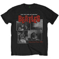 Schwarz - Front - The Beatles - "Here They Come" T-Shirt für Herren-Damen Unisex