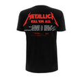 Schwarz - Back - Metallica - T-Shirt für Herren-Damen Unisex