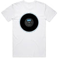 Weiß - Front - Oasis - "Live Forever Single" T-Shirt für Herren-Damen Unisex