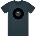 Jeansblau - Front - Oasis - "Live Forever Single" T-Shirt für Herren-Damen Unisex