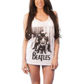 Weiß - Side - The Beatles - "Baby Doll" Top für Damen