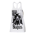 Weiß - Front - The Beatles - "Baby Doll" Top für Damen