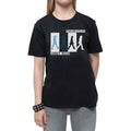 Schwarz - Front - The Beatles - "Colours Crossing" T-Shirt für Kinder