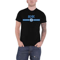 Schwarz-Blau - Front - AC-DC - T-Shirt Logo für Herren-Damen Unisex