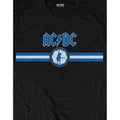 Schwarz-Blau - Side - AC-DC - T-Shirt Logo für Herren-Damen Unisex